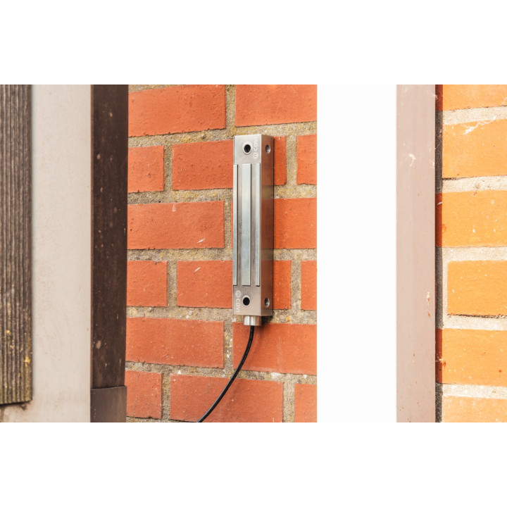 Ventouse Applique Inox 400 Kg 12/24 V Dc + Signal