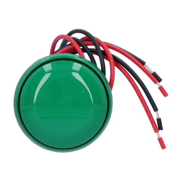 Bouton Poussoir Nonf Précâblé - Choc - Vert