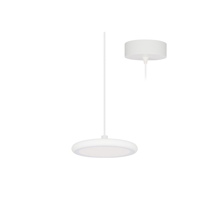 Plafonnier Hello 1 P 10W 1300Lm 3000K 110° Dim Blanc Mat