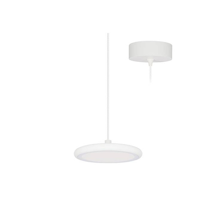 Plafonnier Hello 1 P 10W 1300Lm 3000K 110° Dim Blanc Mat