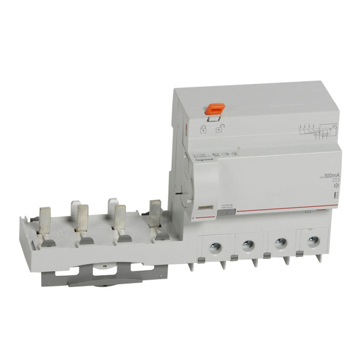 Bloc Diff Adaptable Vis Dx³ Pour Disjoncteur 1,5 Mod/Pôle - 4P 400V~ 125A Typeac 300Ma