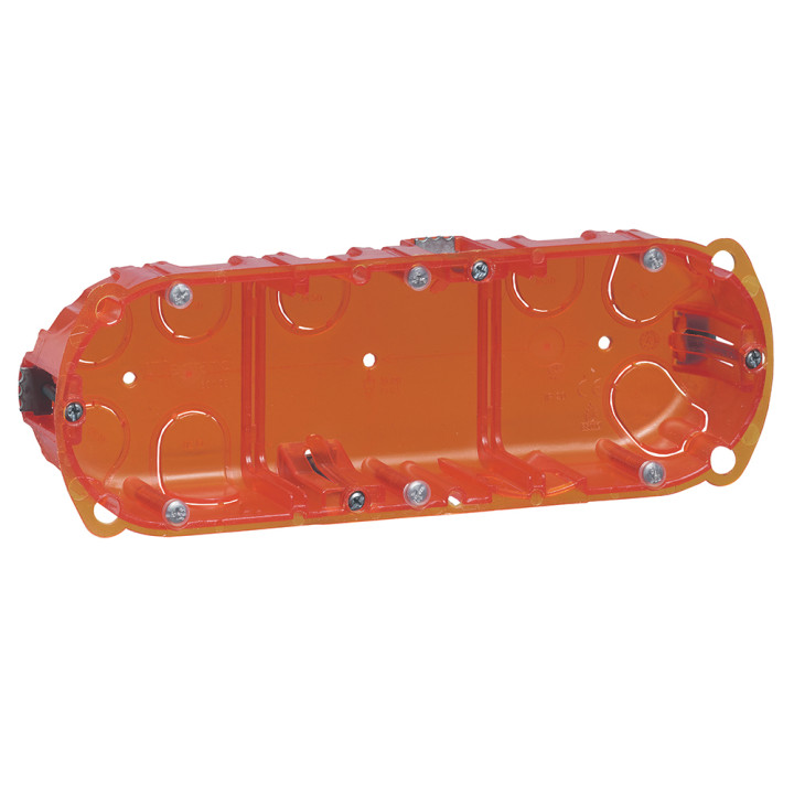 Boîte Multimatériaux Batibox 3 Postes 6 À 8 Modules Vertical/Horizontal - 40Mm