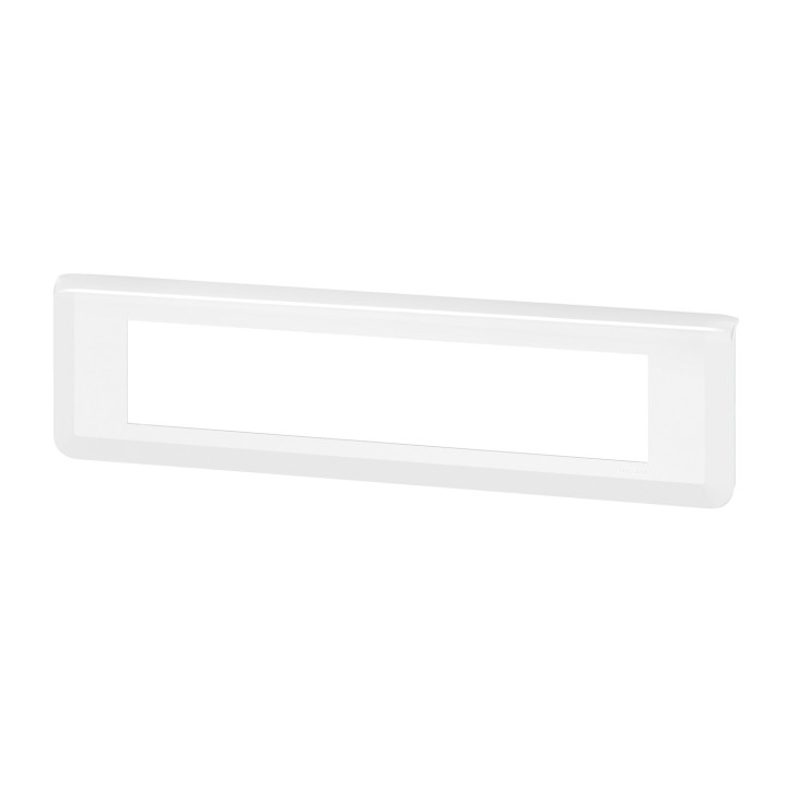 Plaque De Finition Horizontale Mosaic Pour 10 Modules Blanc