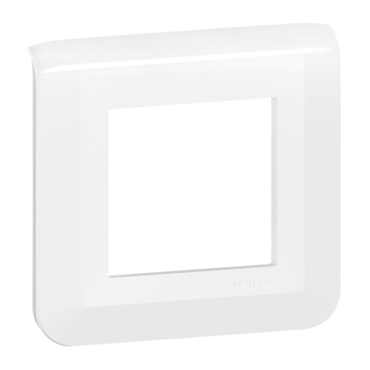 Plaque De Finition Mosaic Pour 2 Modules Blanc