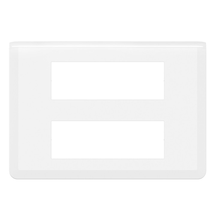 Plaque De Finition Mosaic Pour 2X6 Modules Blanc
