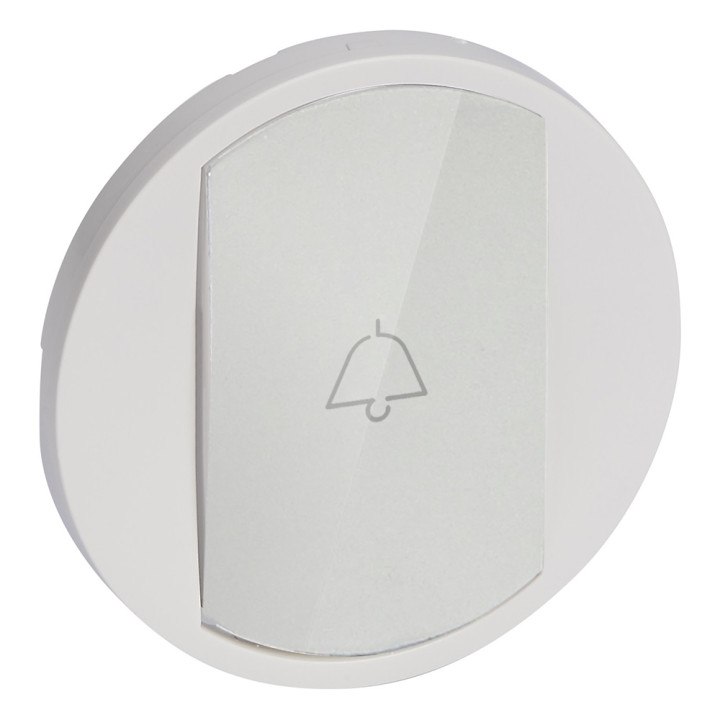 Enjoliveur Céliane Interrupteur , Va-Et-Vient Ou Poussoir Porte Étiquette -Blanc