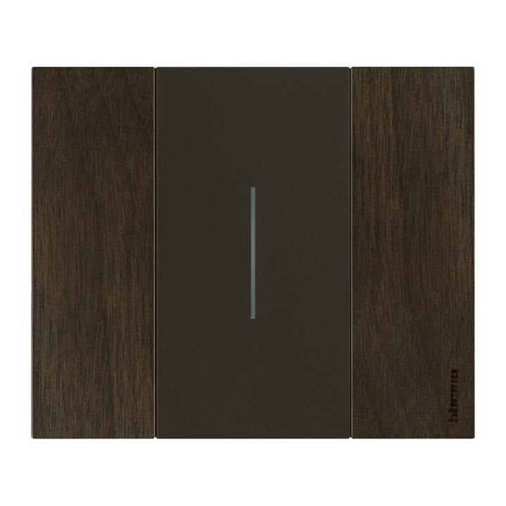 Enjoliveur Living Now Pour Commande D'Éclairage 2 Modules - Noir