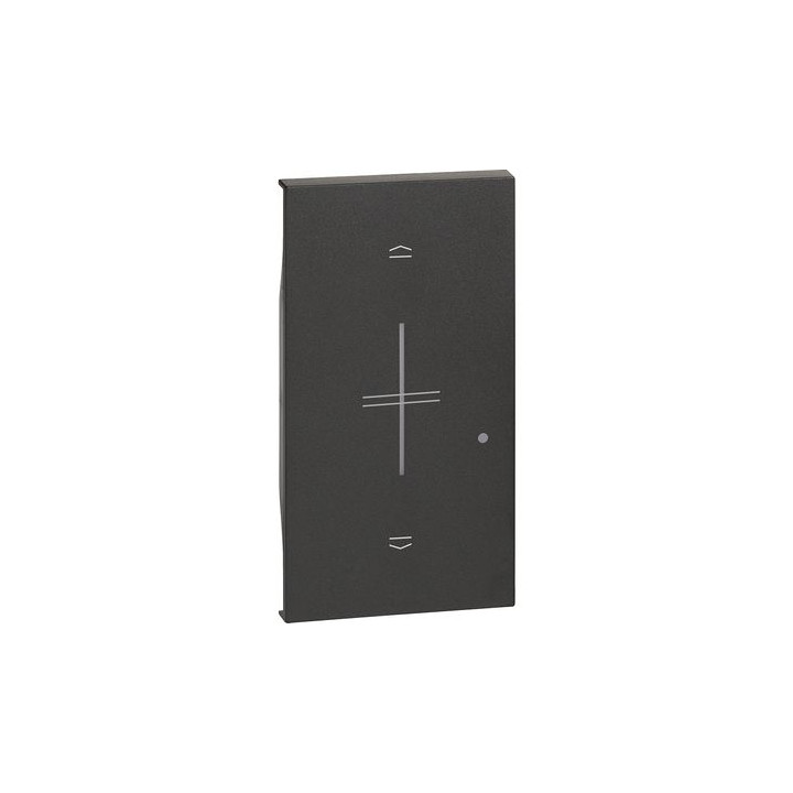 Enjoliveur Living Now With Netatmo Pour Interrupteur De Volets 2 Modules - Noir