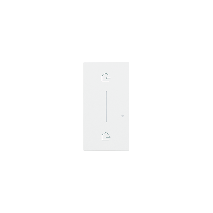 Enjoliveur Living Now With Netatmo Pour Commande Départ/Arrivée 2 Modules -Blanc