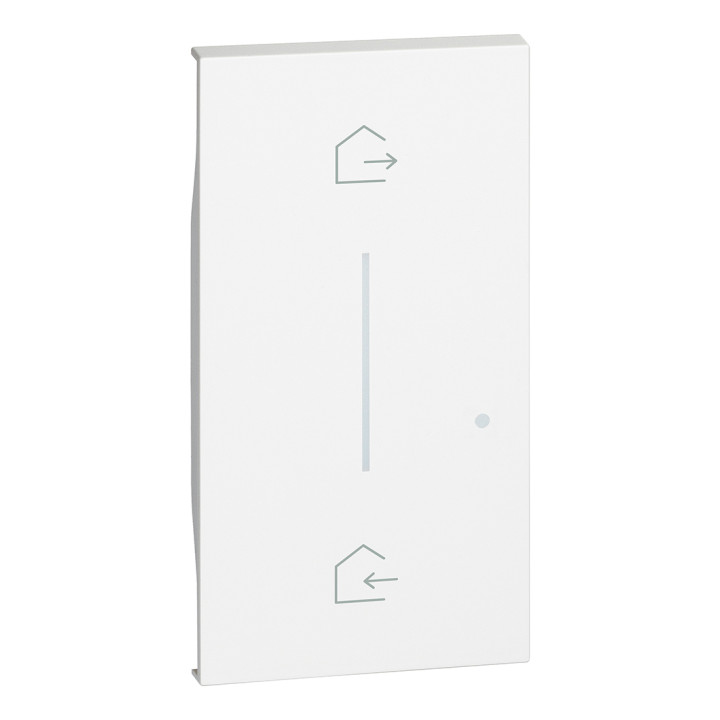 Enjoliveur Living Now With Netatmo Pour Commande Départ/Arrivée 2 Modules -Blanc