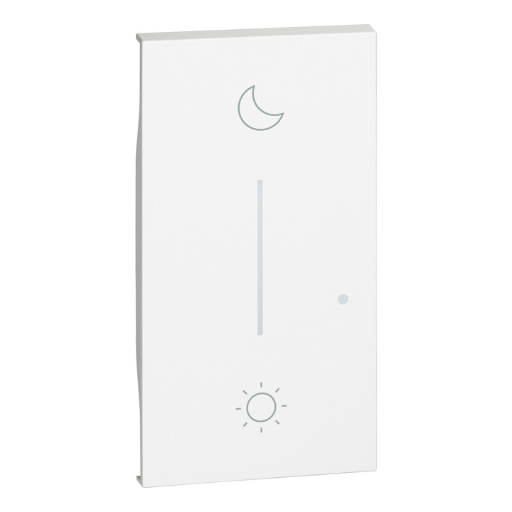 Enjoliveur Living Now With Netatmo Pour Commande Lever/Coucher 2 Modules - Blanc