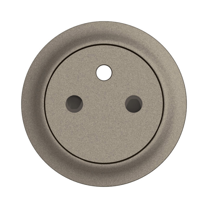 Enjoliveur Prise 2P+T Surface Céliane - Titanium
