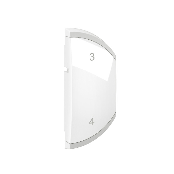 Enjoliveur Céliane Myhome Marquage Scénario 3-4 - 1 Module Droite Blanc