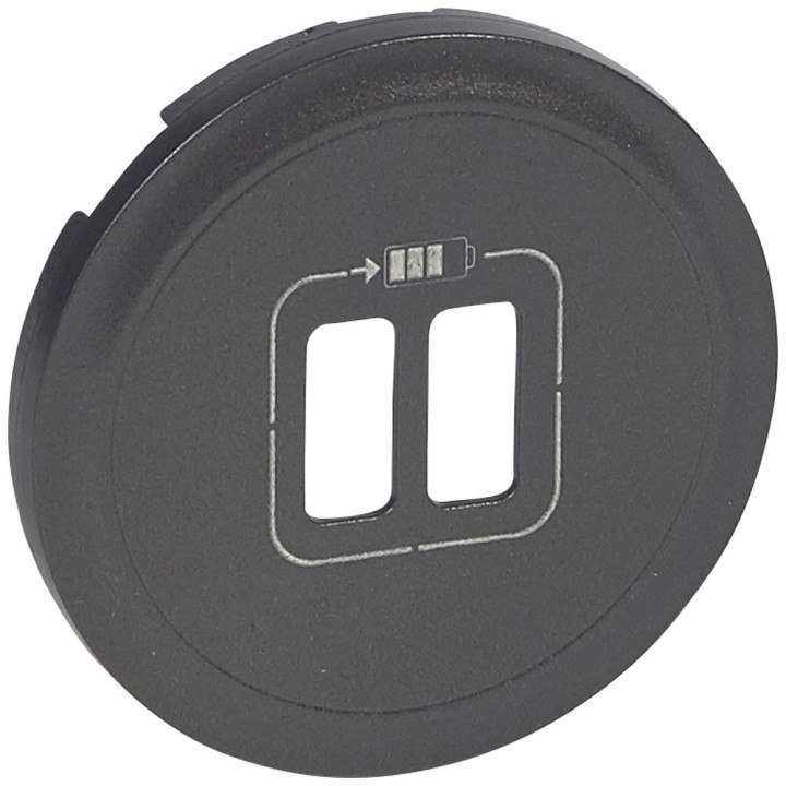 Enjoliveur Céliane Pour Prise Double Usb Type-A Et Type-C - Graphite