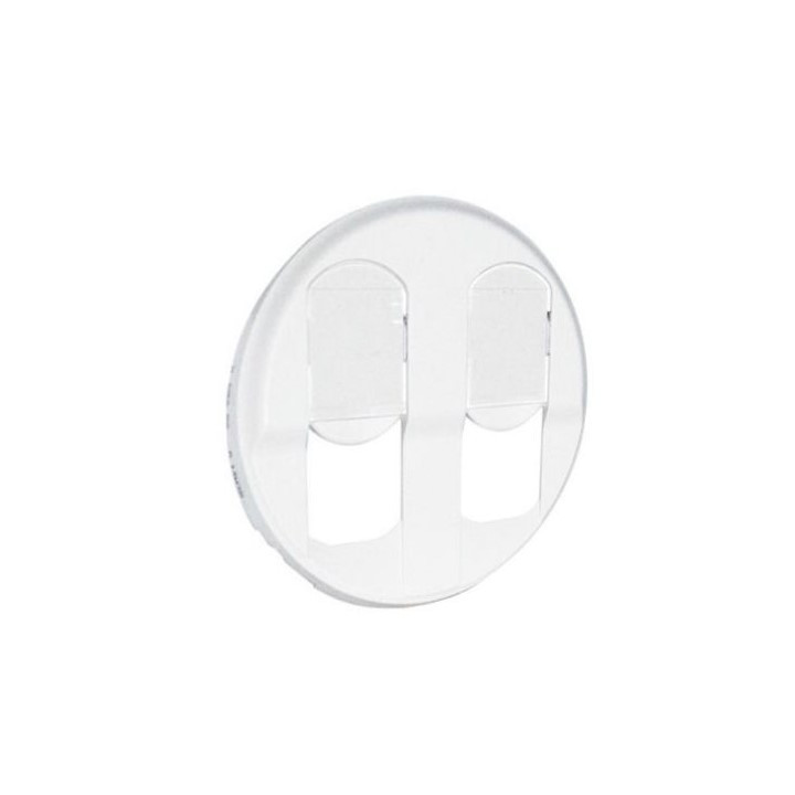 Enjoliveur Céliane Pour Prise Double Rj45 - Blanc