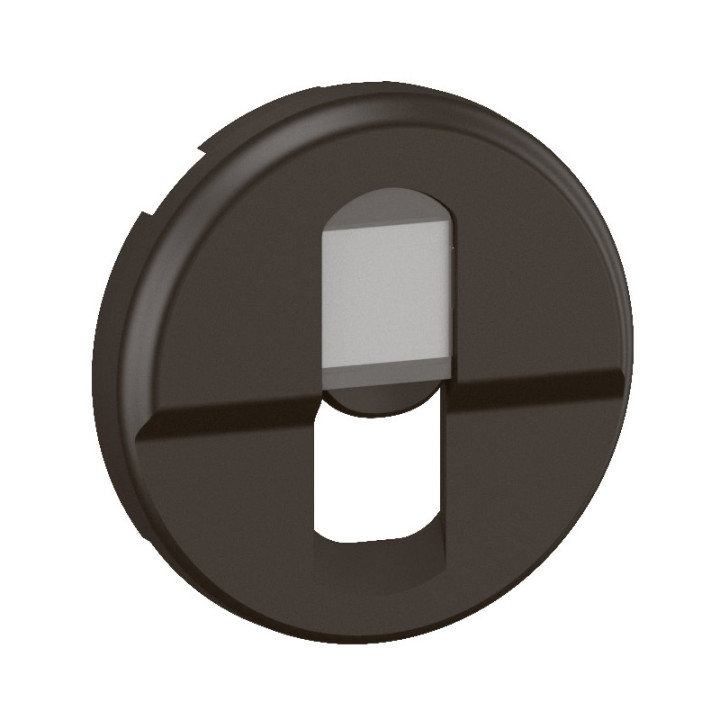 Enjoliveur Prise Simple Rj45 Céliane - Noir