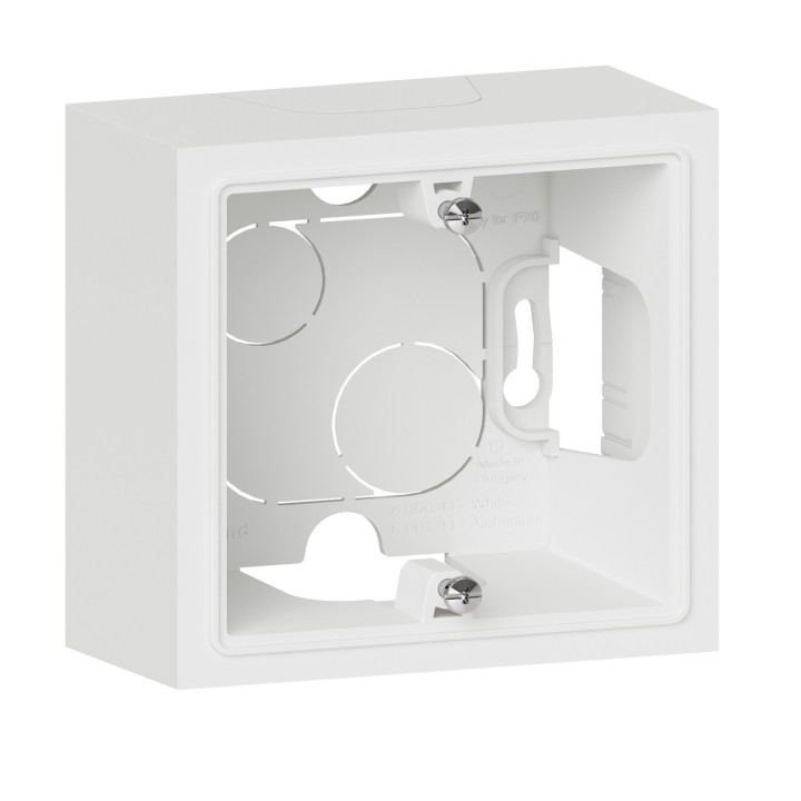 Cadre Saillie 1 Poste Dooxie Finition Blanc