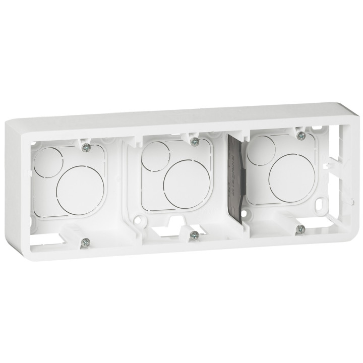 Cadre Mosaic Pour 6 Modules Montage Horizontal - Profondeur 40Mm