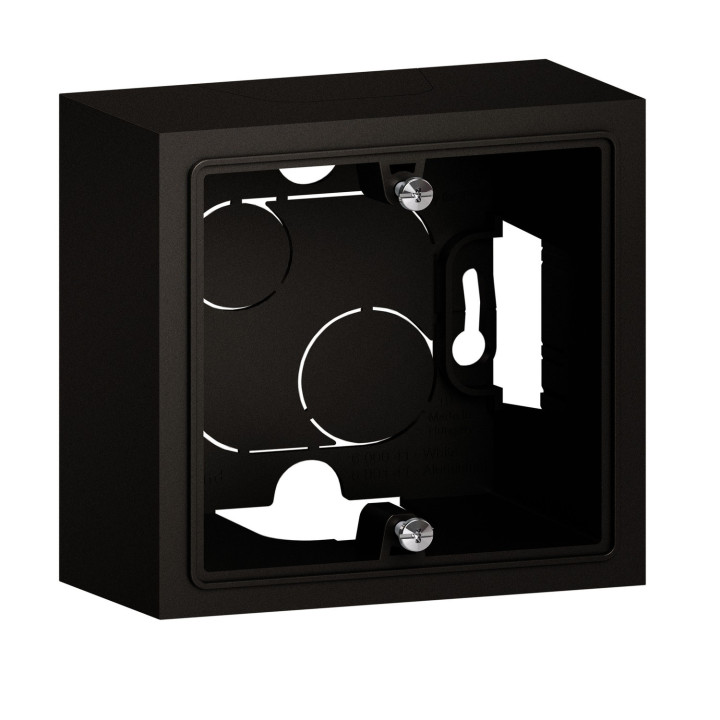 Cadre Saillie 1 Poste Dooxie - Noir Velours