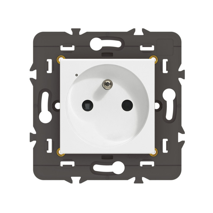 Prise Connectée Mosaic With Netatmo 16A Sans Plaque Blanc