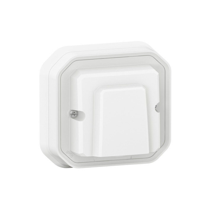Sortie De Câble 16A Plexo Complet Encastré Blanc