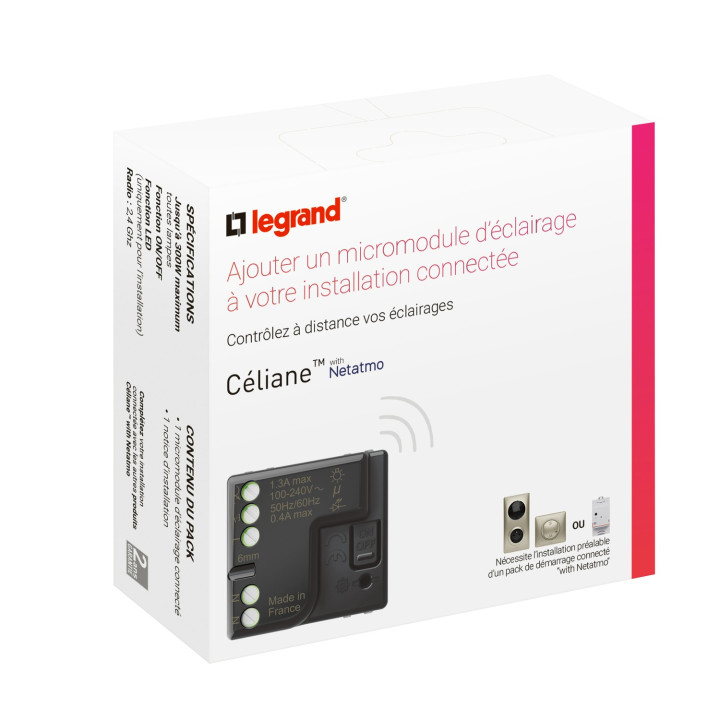 Micromodule Pour Éclairage Connecté Installation With Netatmo 300W Avec Neutre