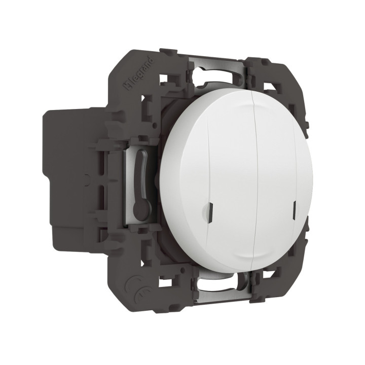 Interrupteur Double Avec Neutre Connecté Dooxie With Netatmo Sans Plaque Blanc