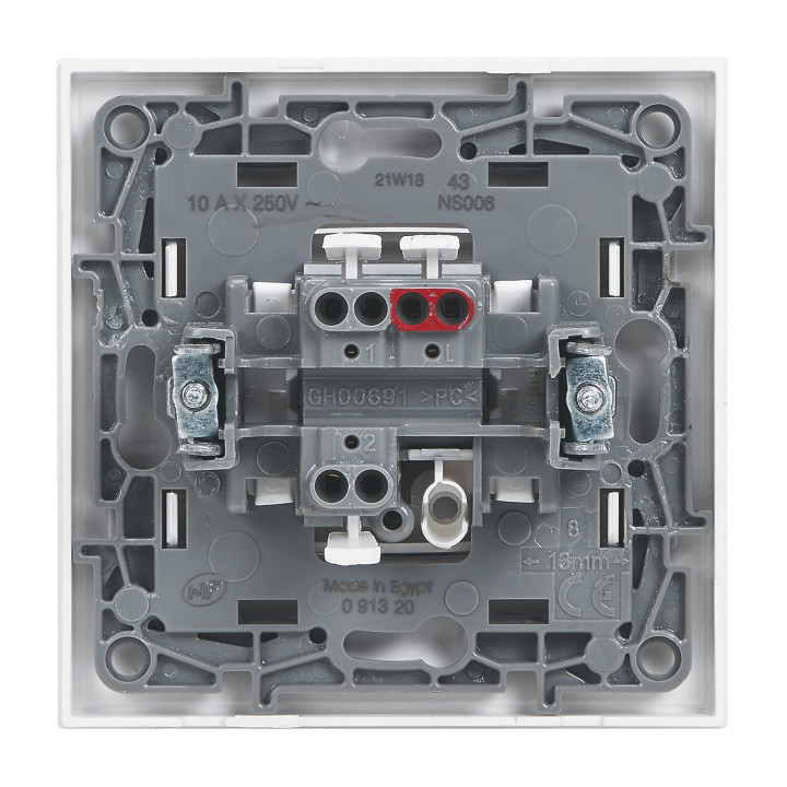 Interrupteur Ou Va-Et-Vient Neptune 10A - Blanc