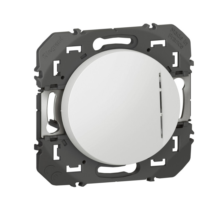 Interrupteur Ou Va-Et-Vient Avec Voyant Lumineux Dooxie 10Ax 250V~ Blanc