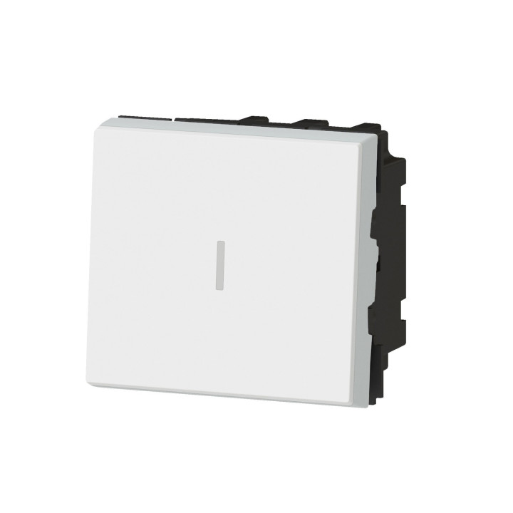 Permutateur 10Ax 250V~ Mosaic 2 Modules - Blanc
