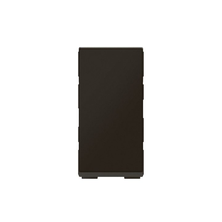 Interrupteur ou va-et-vient 10AX 250V~ Mosaic Easy-Led 1 module - noir mat