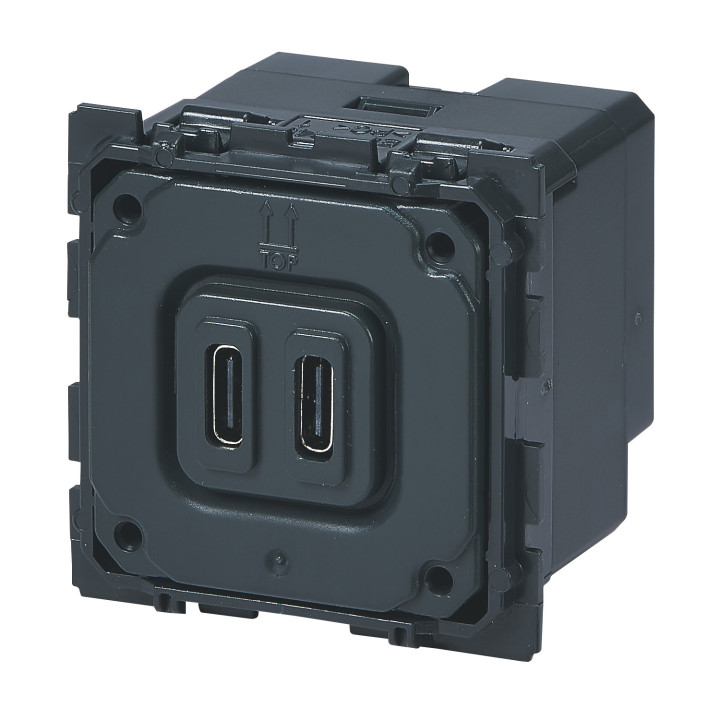 Prise Double Usb - Céliane - Type-C 3A 15W