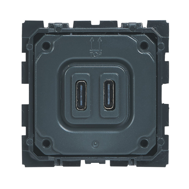 Prise Double Usb - Céliane - Type-C 3A 15W
