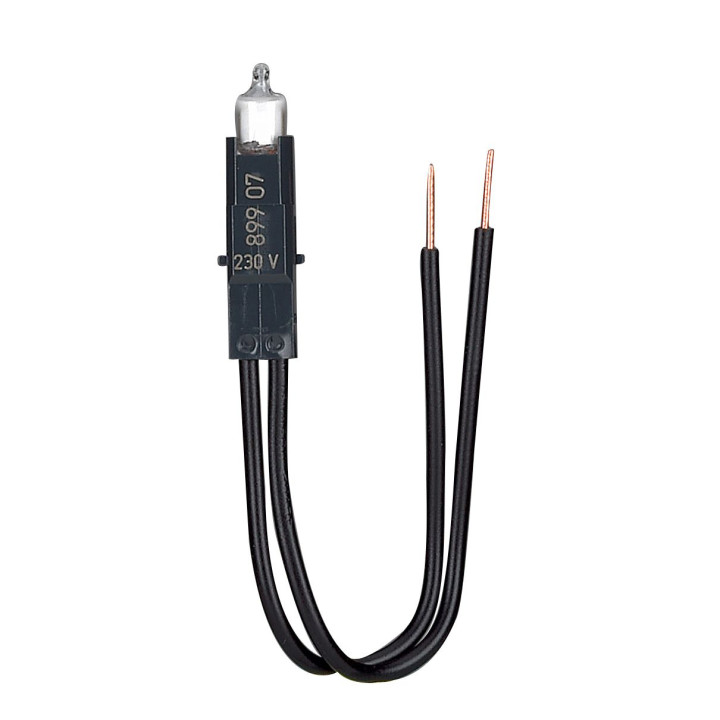 Lampe À Câbler 230V Néon Orange Forte Luminescence Consommation 0,4W