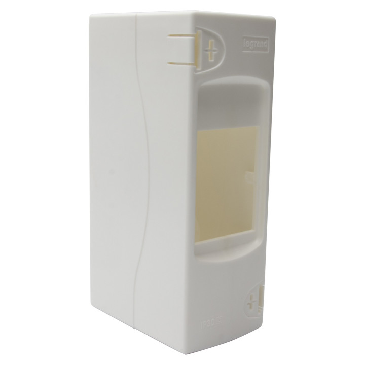 Coffret Cache-Bornes 2 Modules - Blanc Ral9003