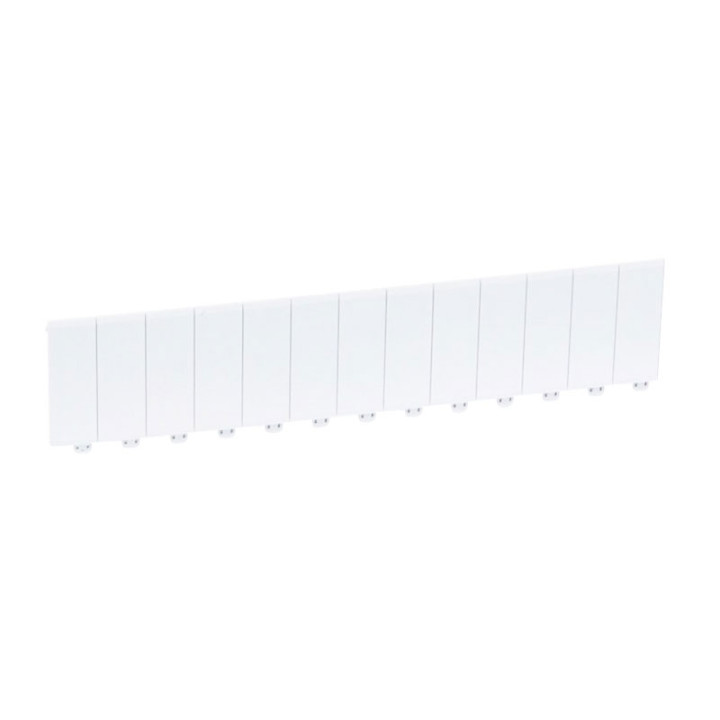 Obturateur - 13 Modules - Finition Blanc Ral9003