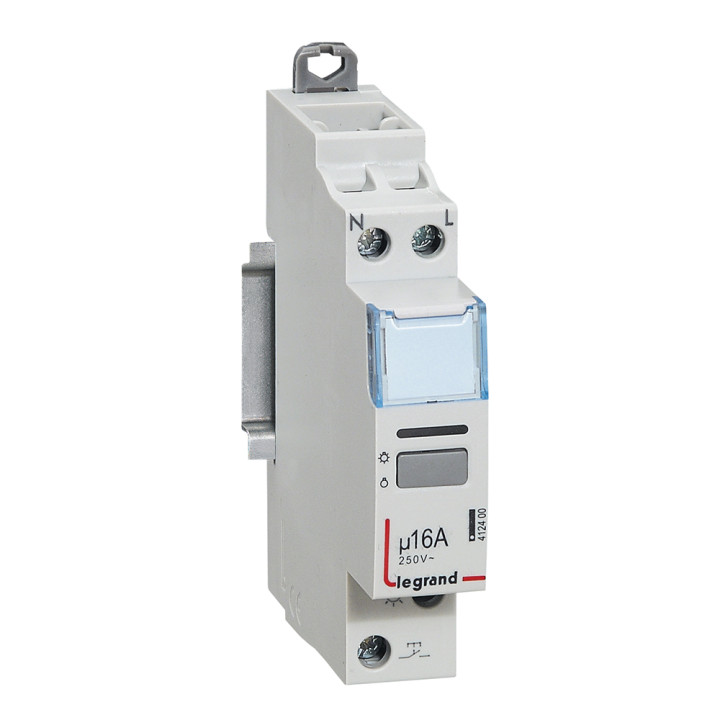 Télérupteur Silencieux À Vis 230V~- 1P - 250V~~ - 16A - 1F - 1 Module