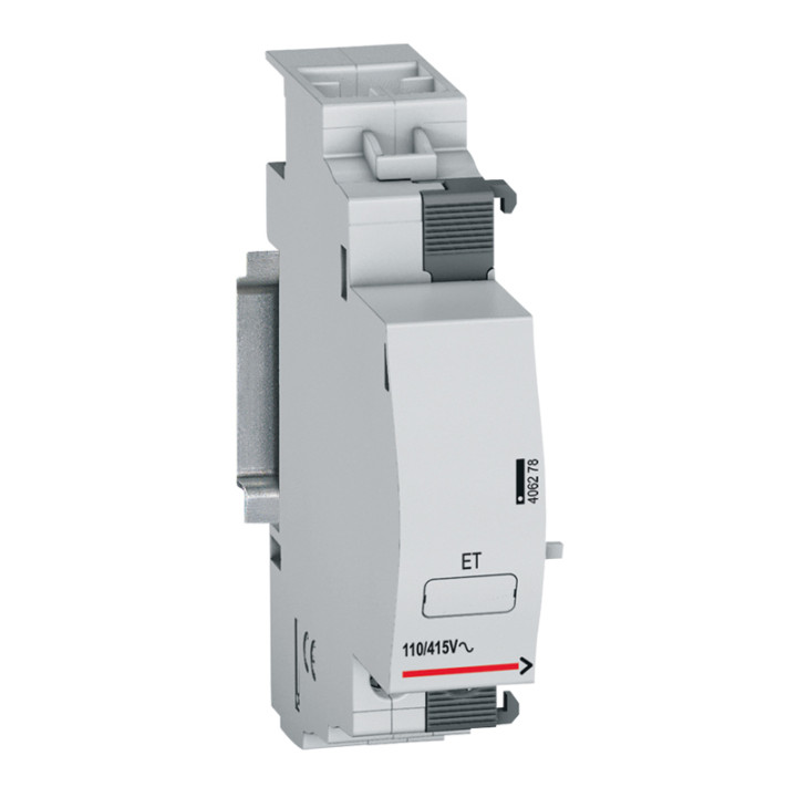 Déclencheur à émission de tension (ET) DX³ - 110V~ à 415V~ et 110Veq. à 415Veq.