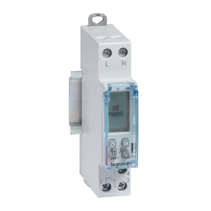 Interrupteur Horaire Programmable Journalier Et Hebdo Standard 230V~ 1 Sortie 16A