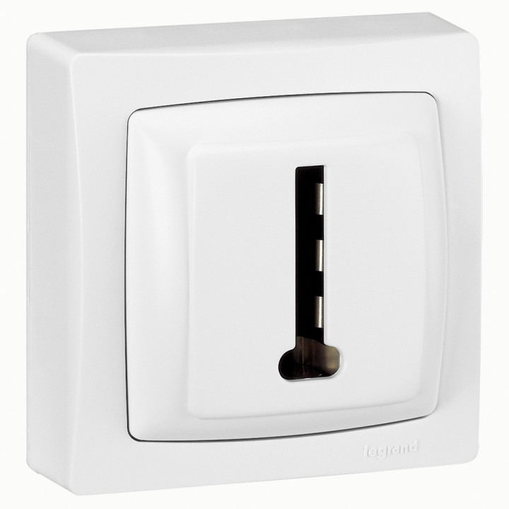 Prise Téléphone 8 Contacts Appareillage Saillie Complet - Blanc