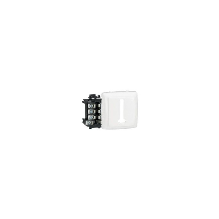 Prise Téléphone 8 Contacts Appareillage Saillie Composable - Blanc