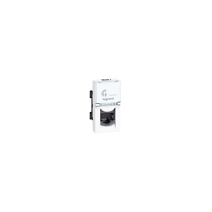 Prise Rj45 Catégorie 6 Ftp Mosaic 1 Module - Blanc