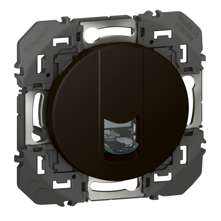 Prise Rj45 Catégorie 6A Stp Grade 3 Dooxie Finition Noir