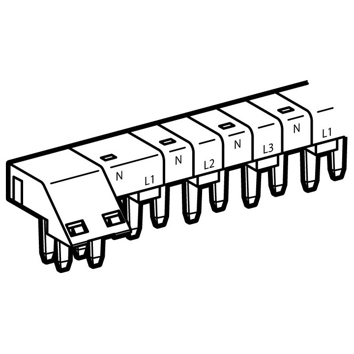 Peigne D'Alimentation 4P Tête De Groupe Hx³ Horizontal Optimisé - 18 Modules