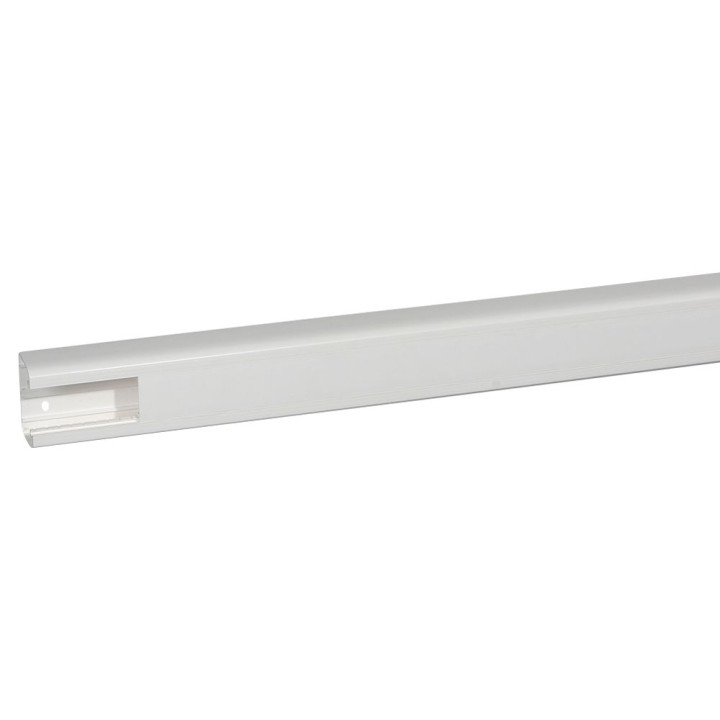 Goulotte 1 Compartiment À Clippage Direct Mosaic 50X80Mm - Blanc Antimicrobien