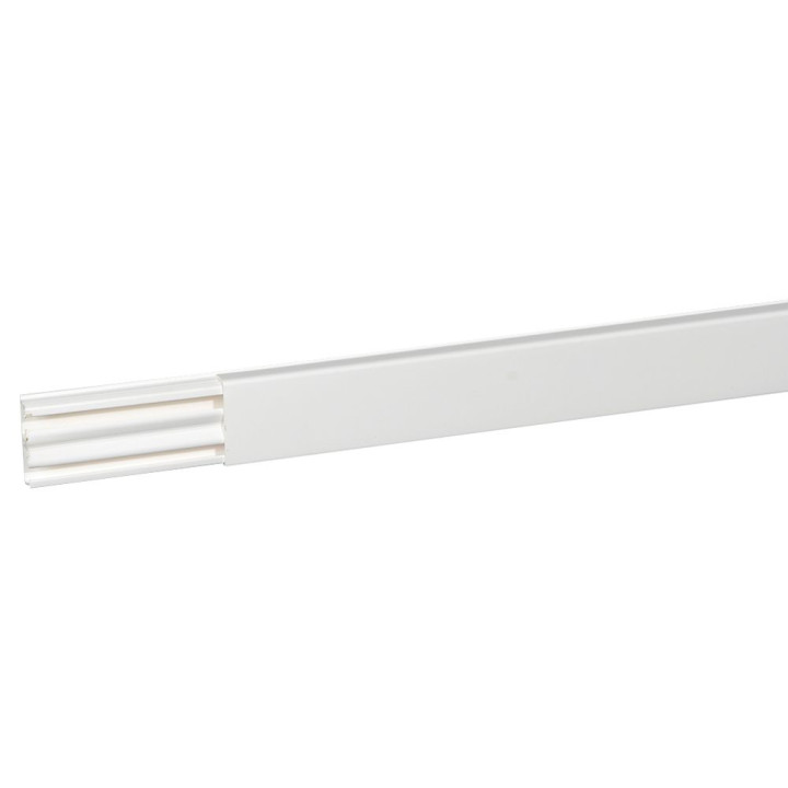 Moulure Dlplus 40X12,5Mm 2 Compartiments Longueur 2,1M - Blanc