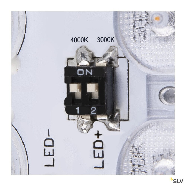 Ainos Sensor, Applique Plafonnier Ext Carré Anthr Led 18W 3000K/4000K Détecteur