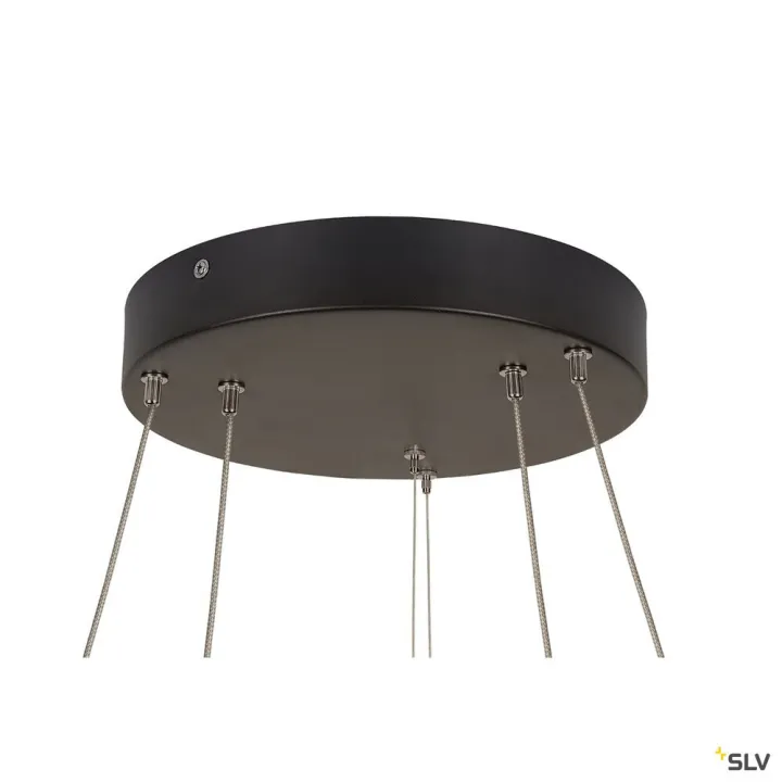 One Double, Suspension Led, Intérieur, Up/Down, Noir, Led, 35W