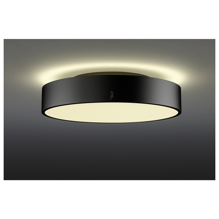 Medo® Pro 40, Applique Et Plafonnier, Intérieur, Rond, Noir, Led, 19W, Ugr -19