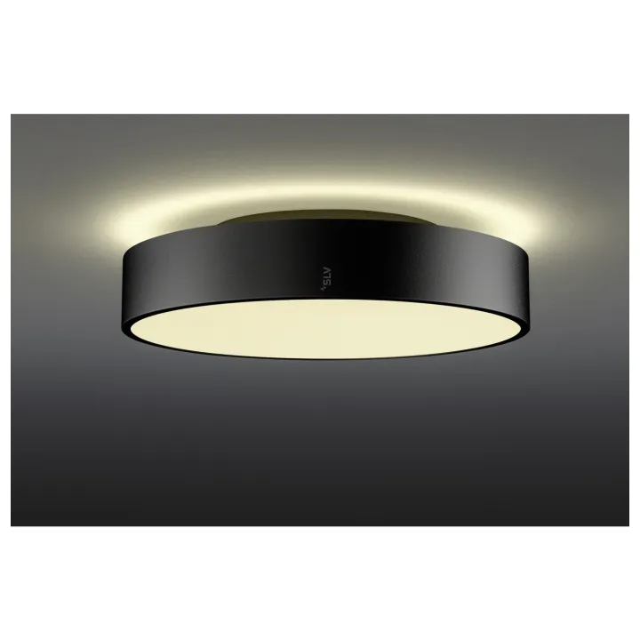 Medo® Pro 40, Applique Et Plafonnier, Intérieur, Rond, Noir, Led, 19W, Ugr -19
